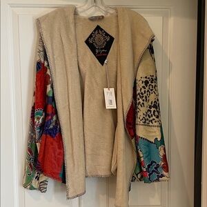 NWT Biya Johnny Was LOVE Sherpa Jacket
